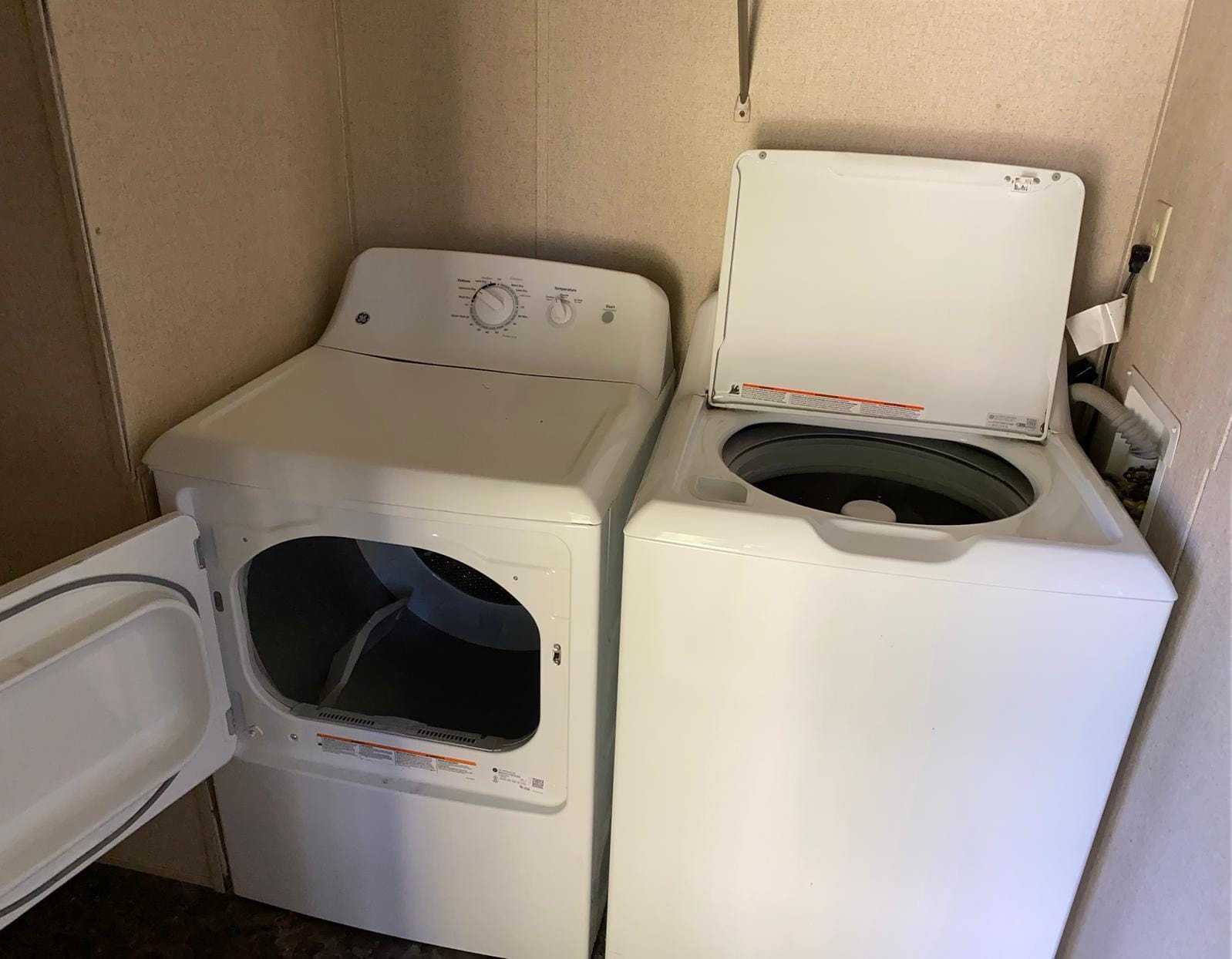 In-unit washer and dryer