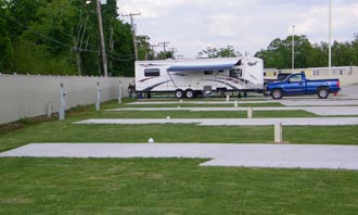 Grass between RV sites